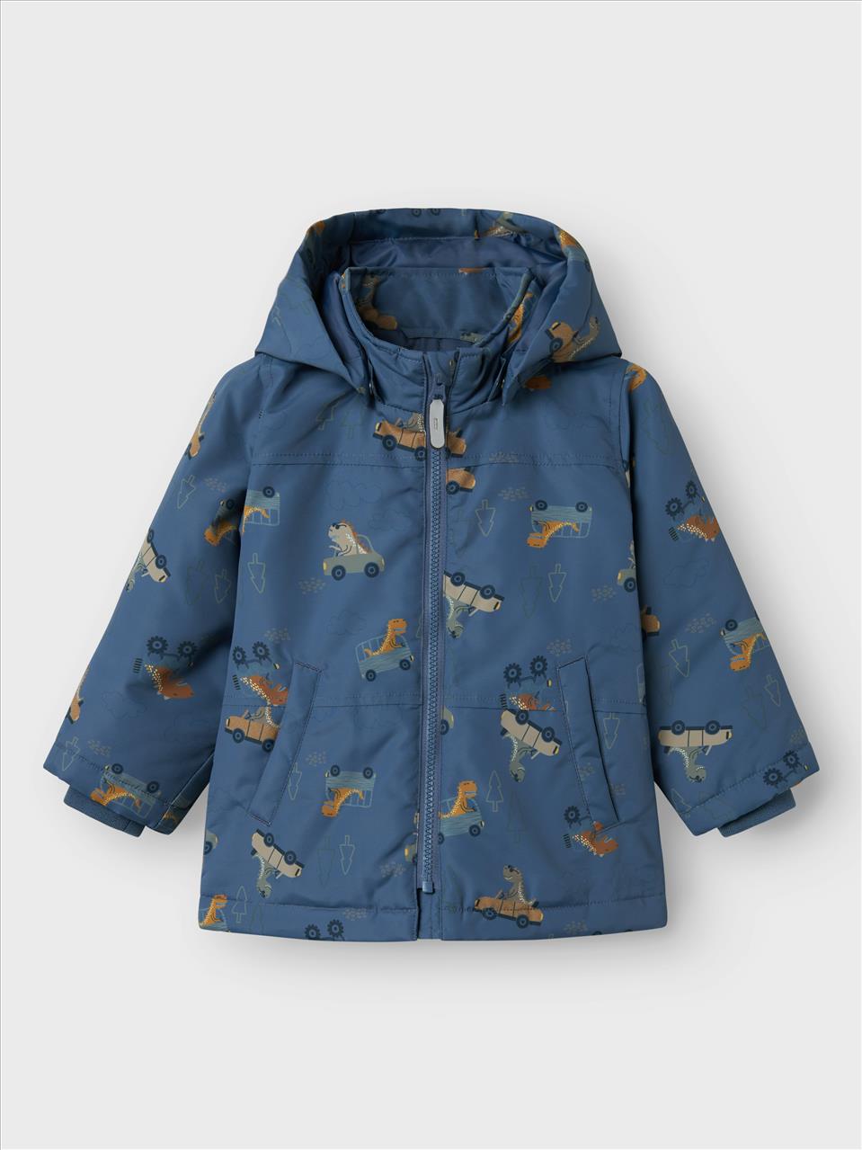 ΜΠΟΥΦΑΝ HOODIES *DINOSAUR* BLUE BOY NAME IT S18M-7