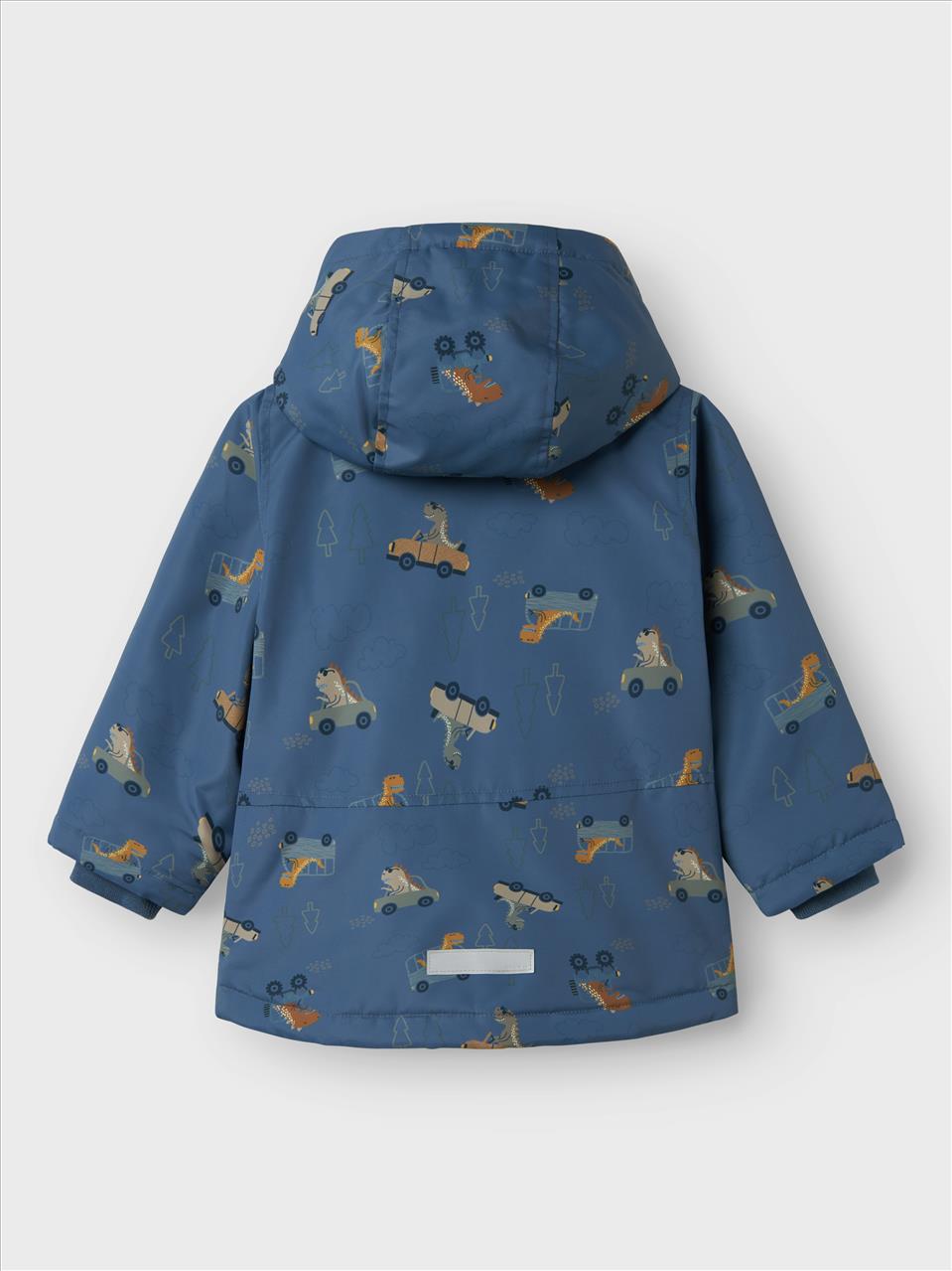 ΜΠΟΥΦΑΝ HOODIES *DINOSAUR* BLUE BOY NAME IT S18M-7 - Image 2